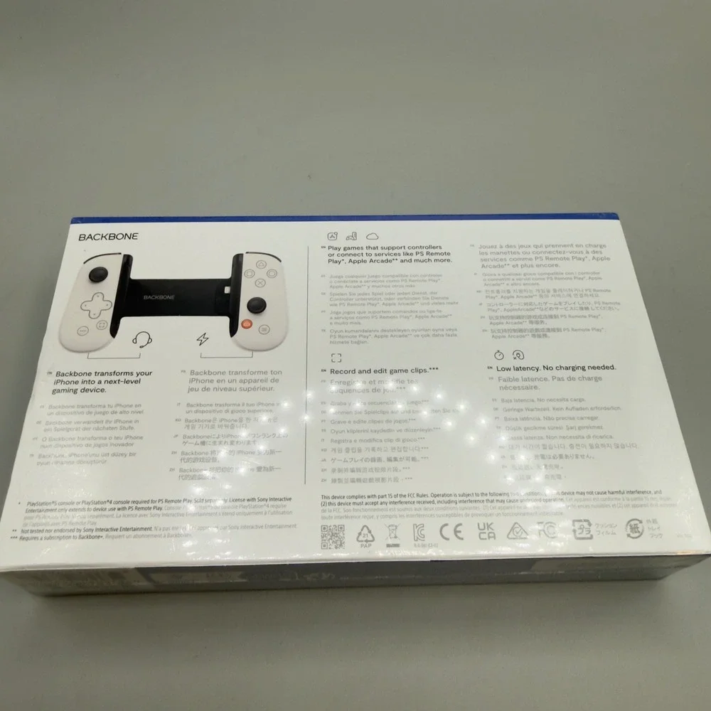 Backbone One PlayStation Edition Mobile Gaming Controller iPhone Lightning White